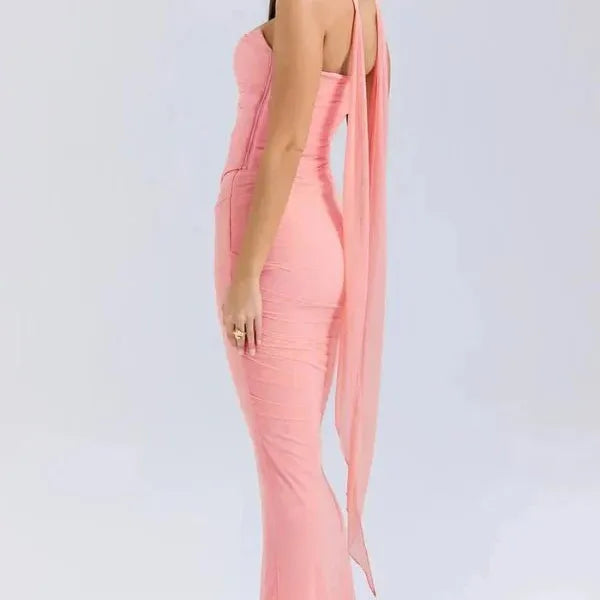 Corset-Style Maxi Dress
