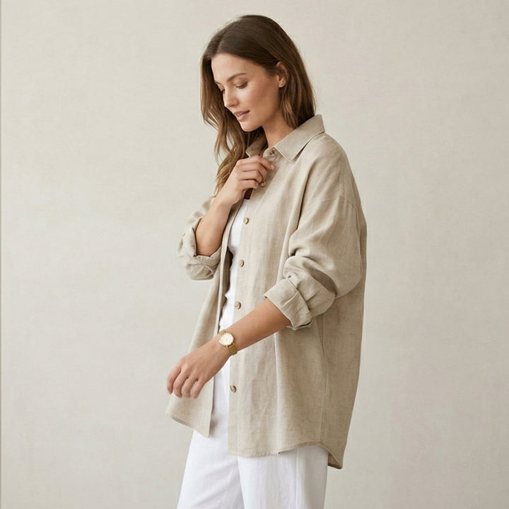 Oversized Linen Shirt