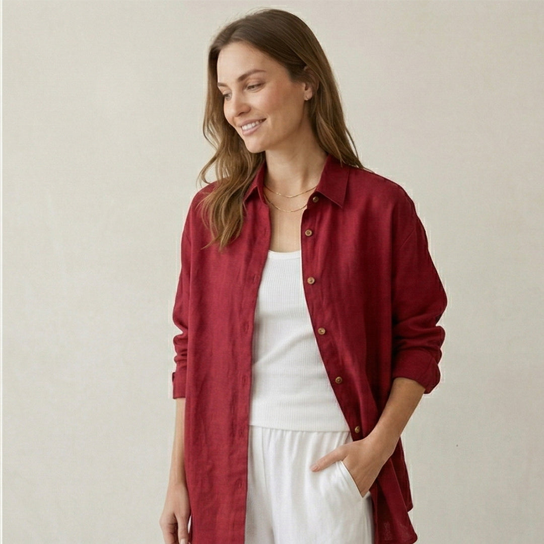 Oversized Linen Shirt
