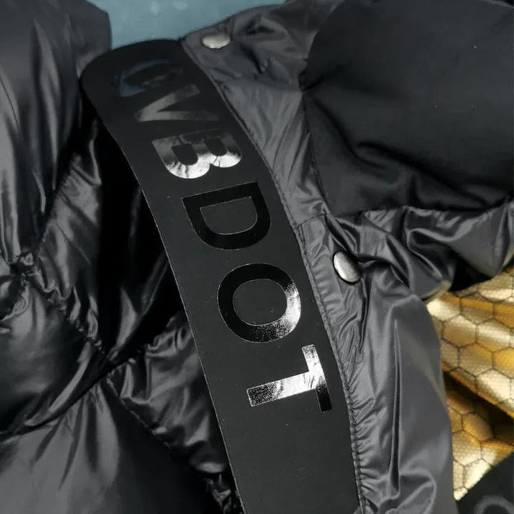Women's Long Quilted Puffer Coat with Hood - photo 5