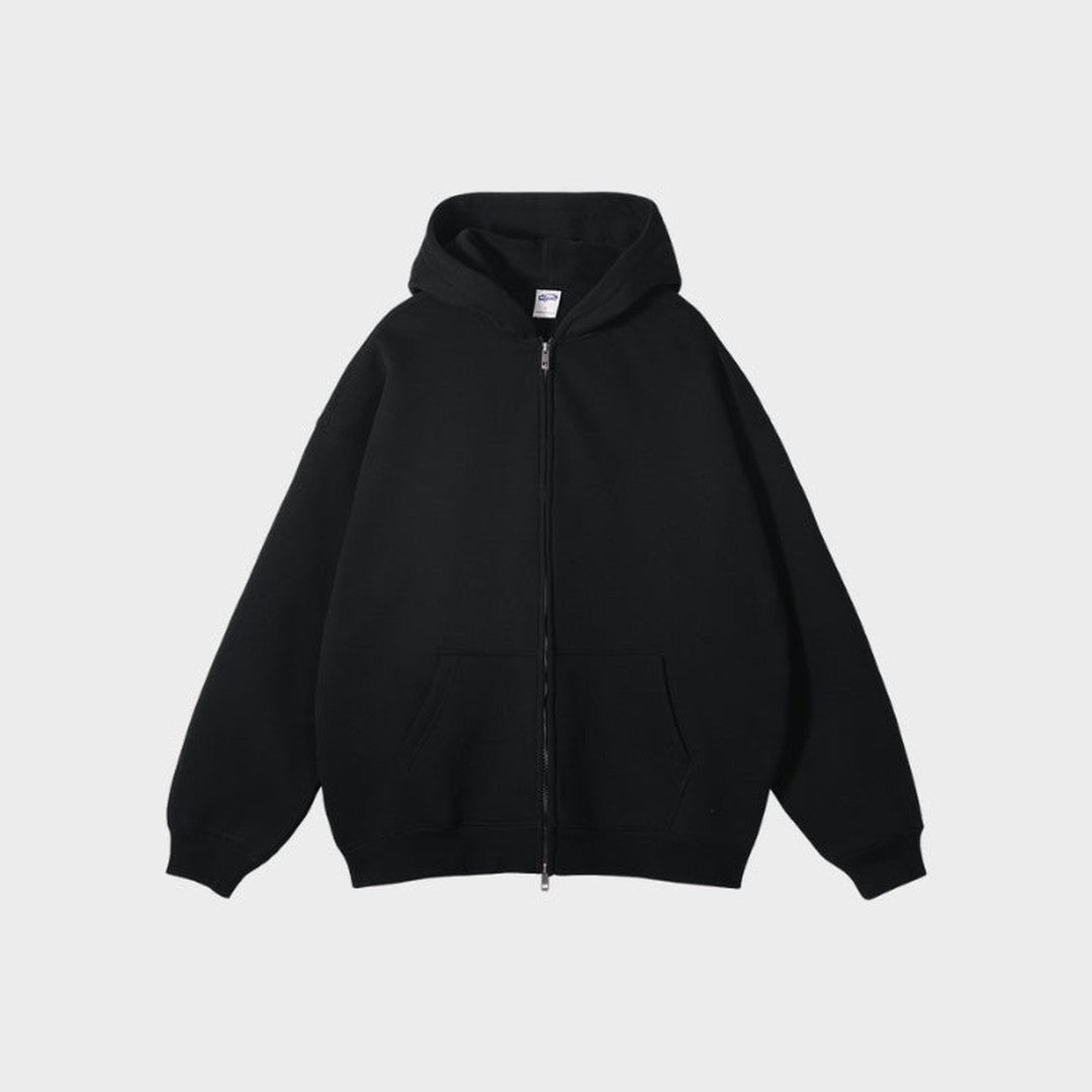 Zip-Up Fleece Hoodie