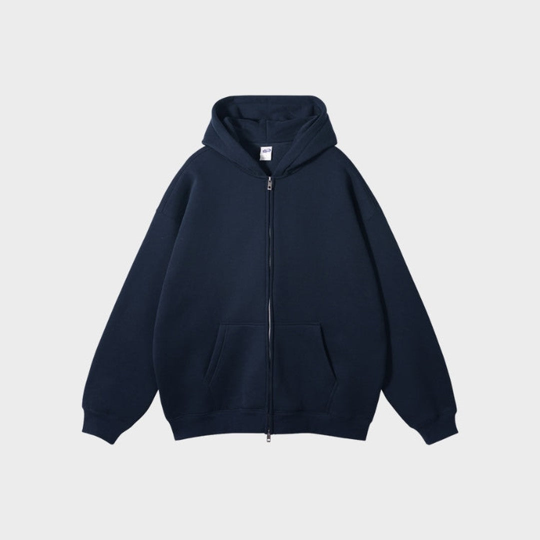 Zip-Up Fleece Hoodie