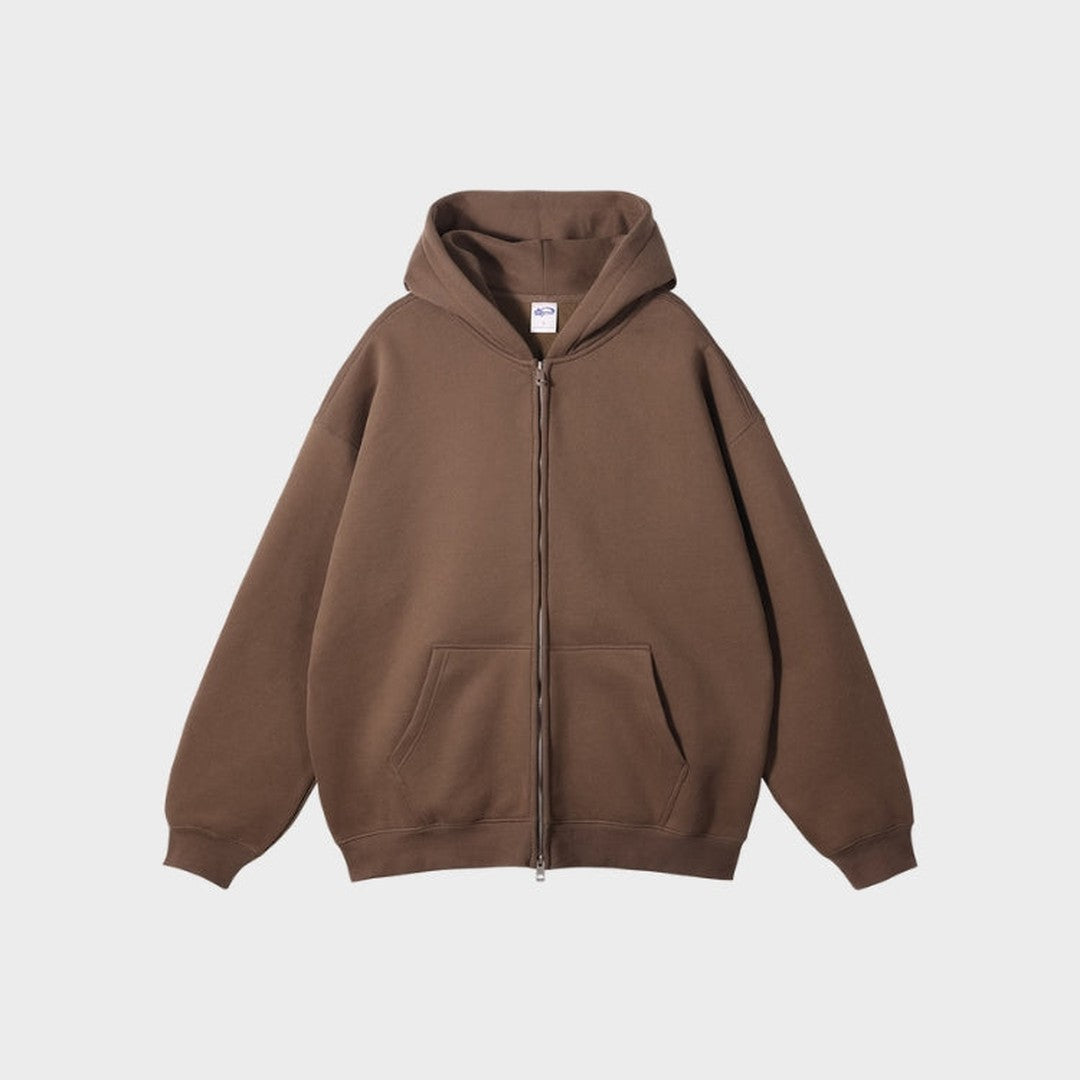 Zip-Up Fleece Hoodie