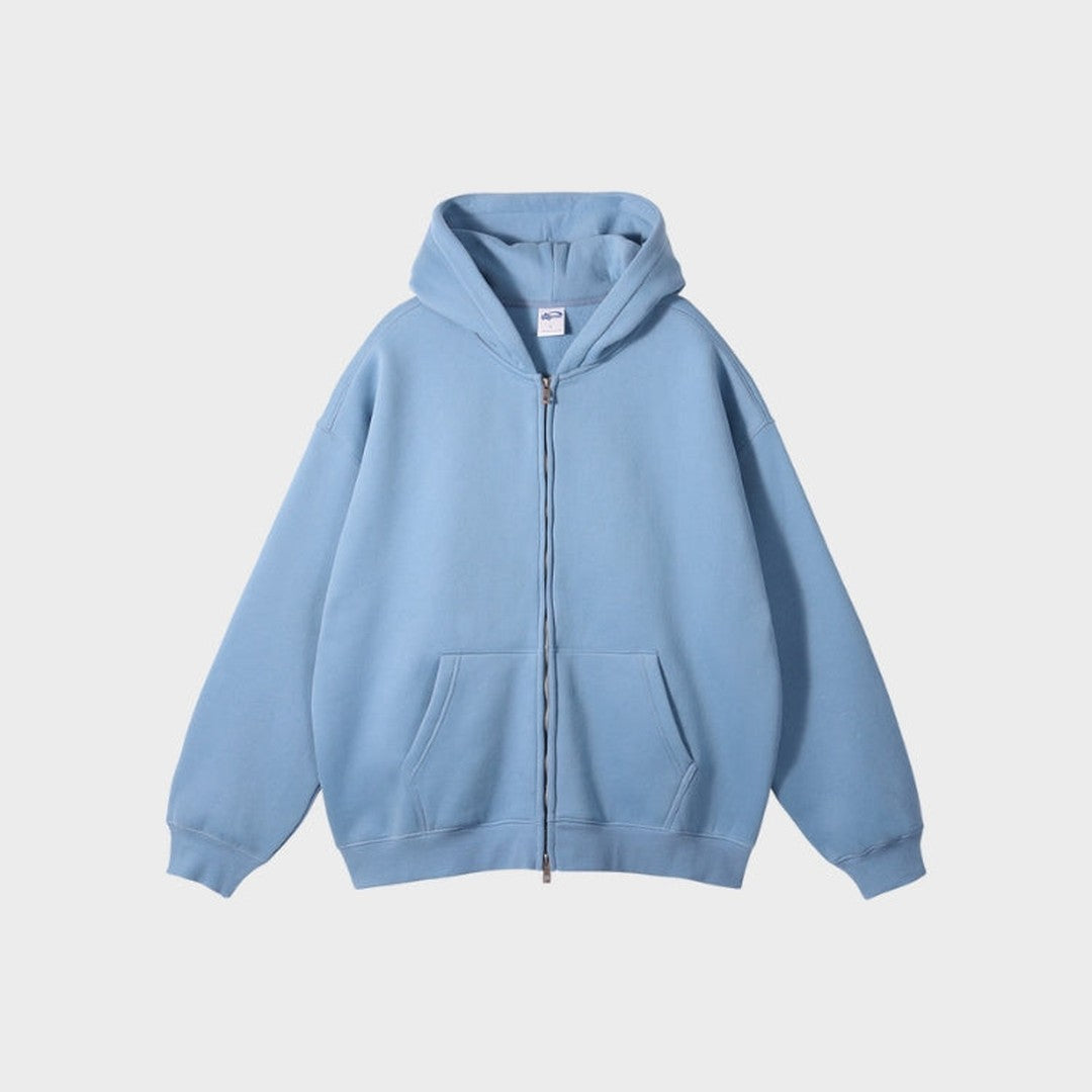 Zip-Up Fleece Hoodie