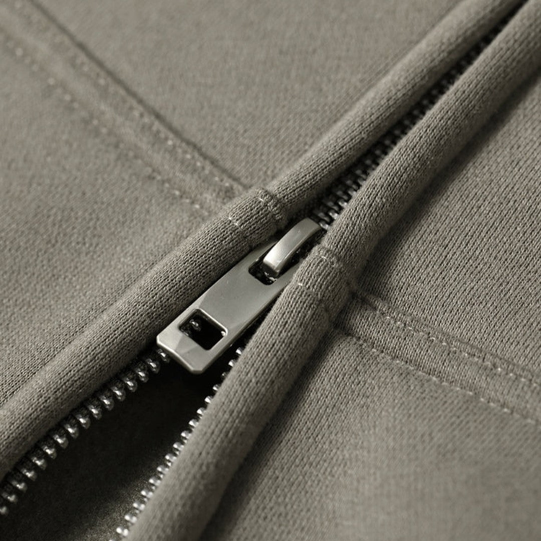 Zip-Up Fleece Hoodie