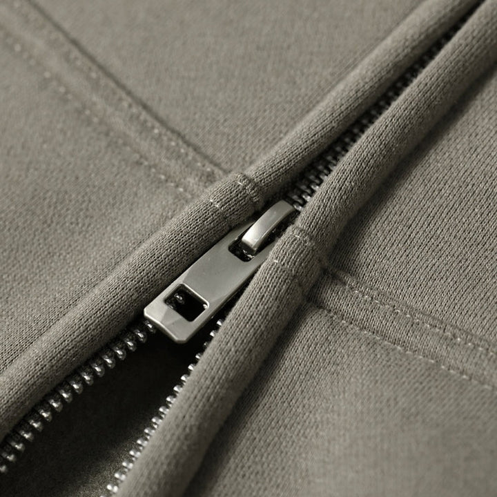 Zip-Up Fleece Hoodie