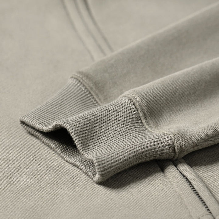 Zip-Up Fleece Hoodie