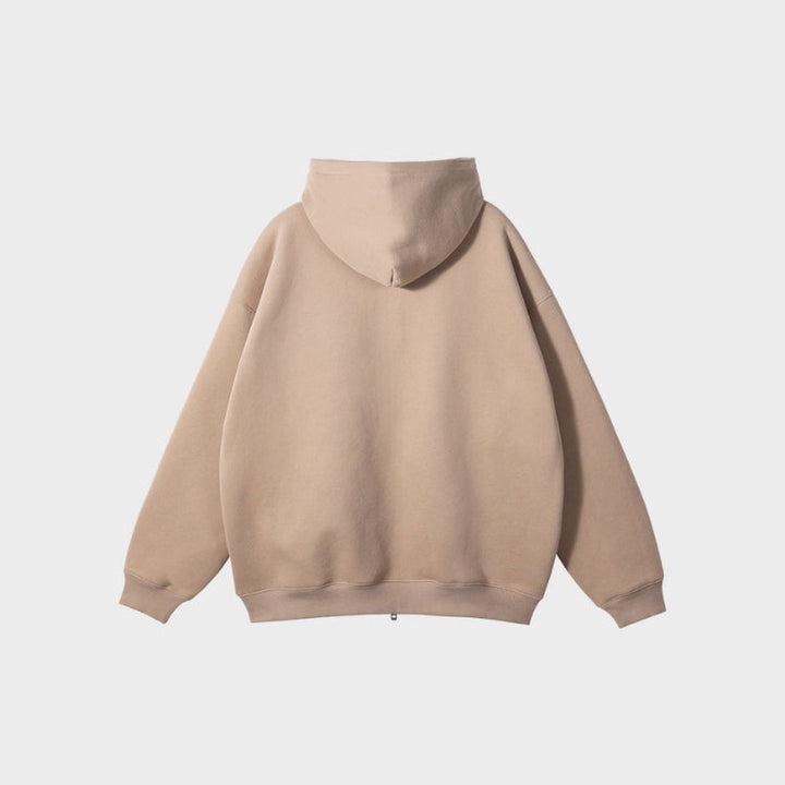 Zip-Up Fleece Hoodie