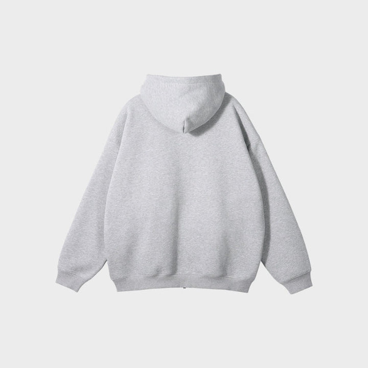 Zip-Up Fleece Hoodie
