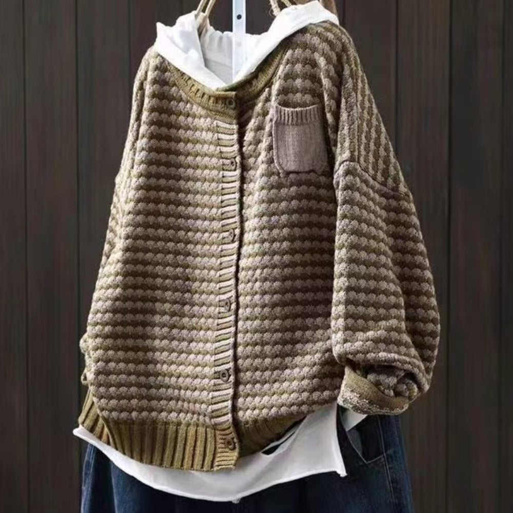 C&M® | TEXTURED KNIT CARDIGAN Carol & Margaret Wilmington