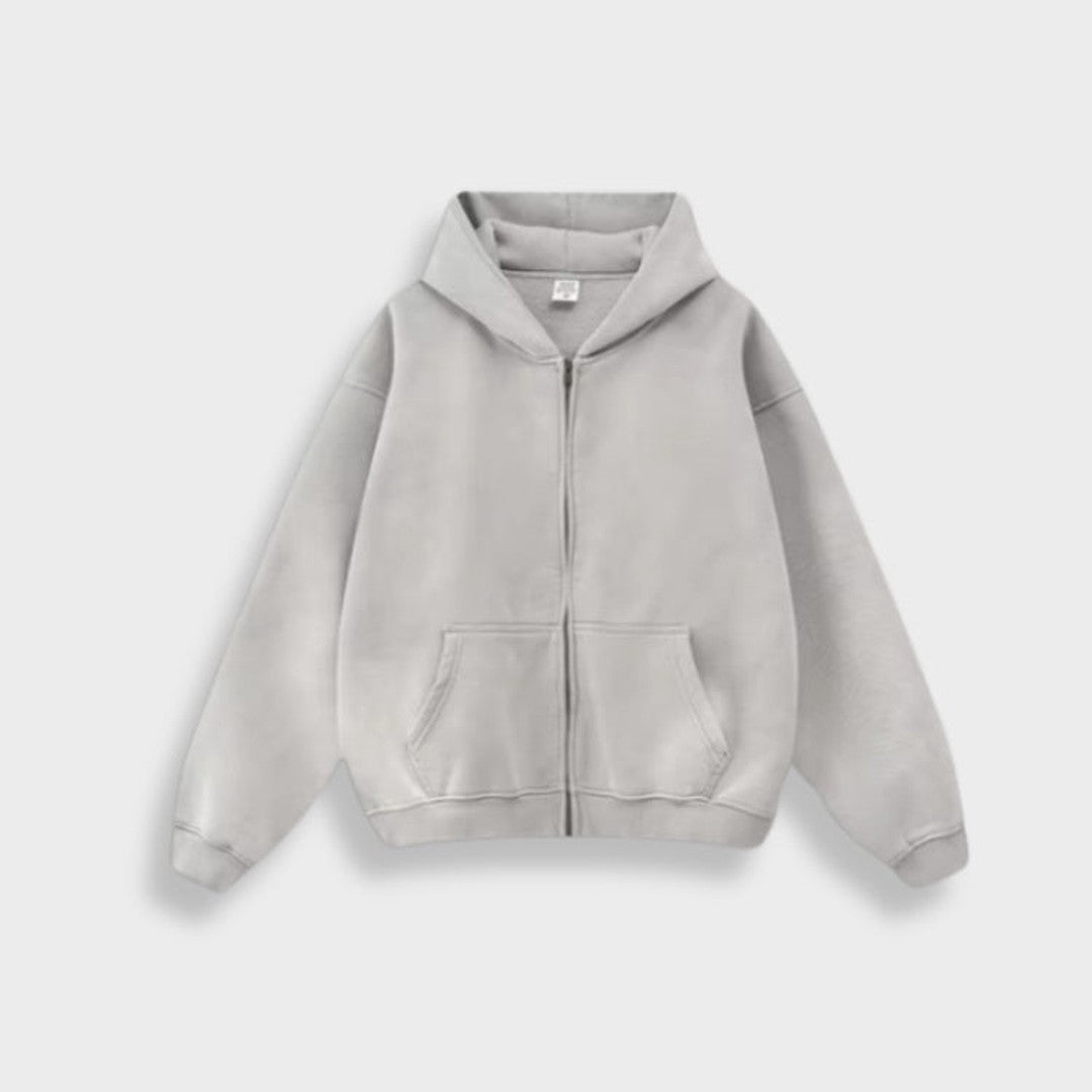 Gradient Washed Zip Hoodie