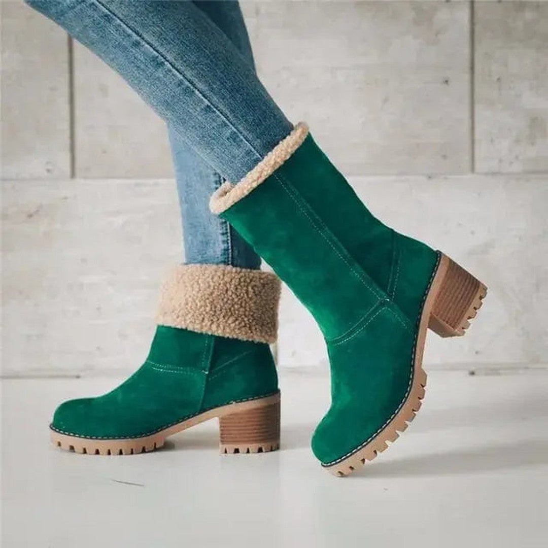 C&M® | Mid-Calf Wool Boots Carol & Margaret Wilmington