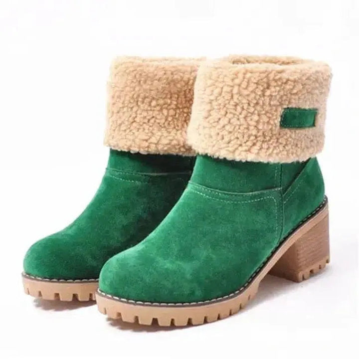 C&M® | Mid-Calf Wool Boots Carol & Margaret Wilmington
