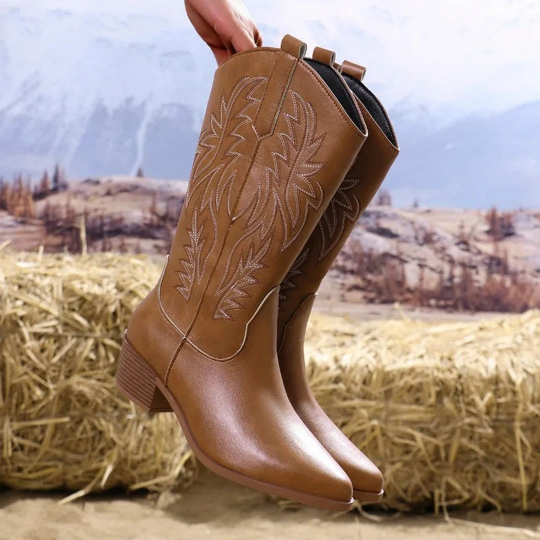 Western Stitched Cowboy Boots