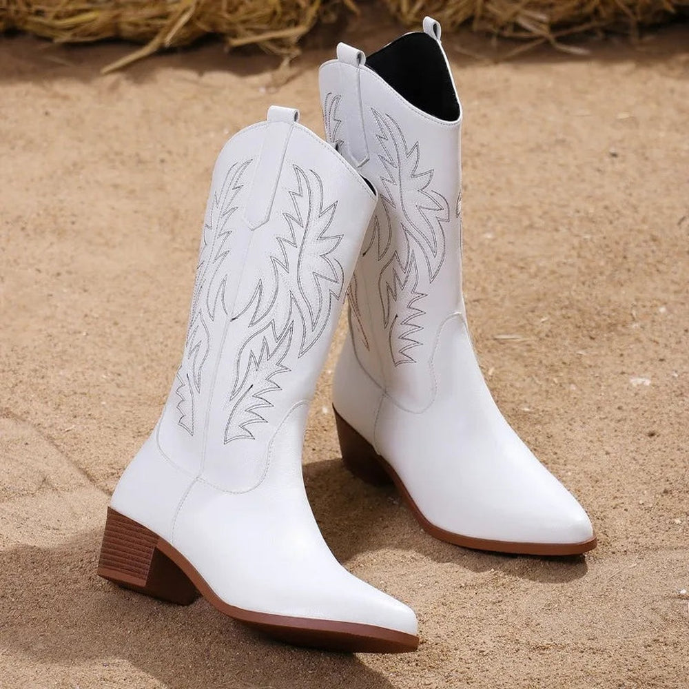 Western Stitched Cowboy Boots