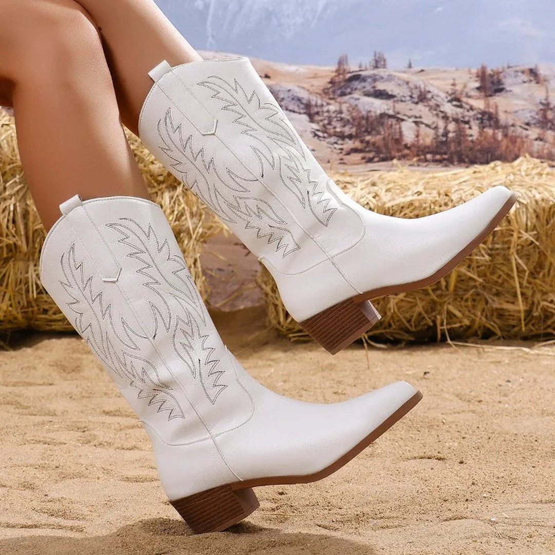 Western Stitched Cowboy Boots