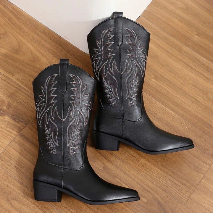 Western Stitched Cowboy Boots