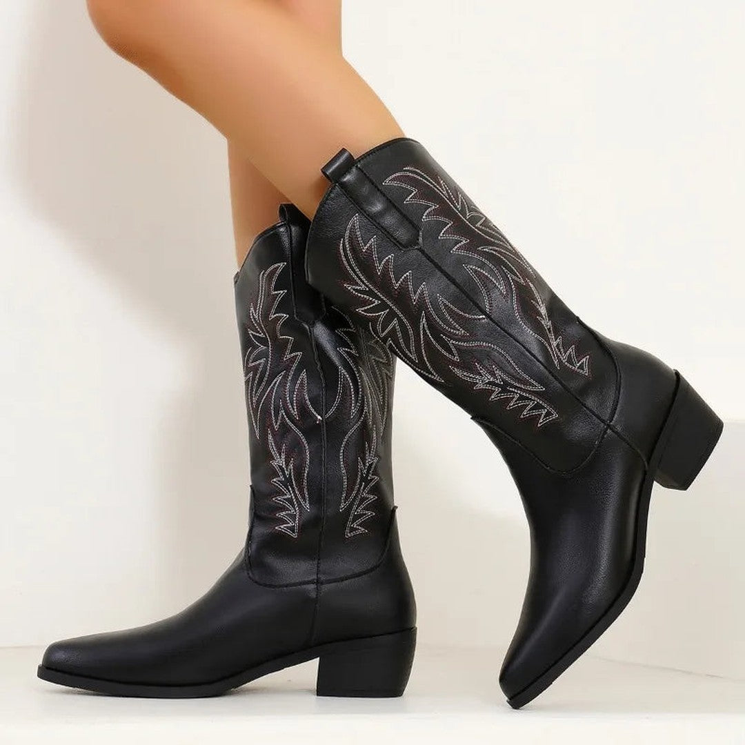 Western Stitched Cowboy Boots