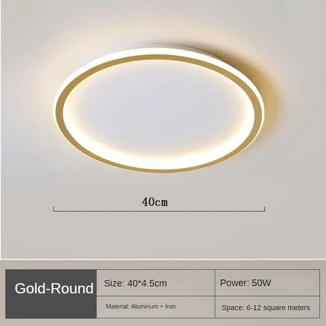 Brehn | Scandinavische Ronde Plafondlamp - NordicGlow