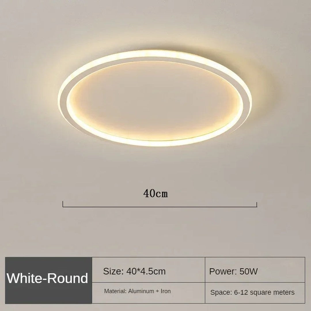 Brehn | Scandinavische Ronde Plafondlamp - NordicGlow