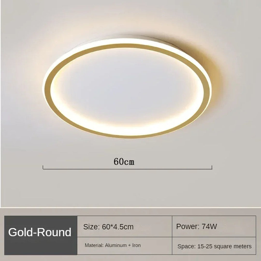 Brehn | Scandinavische Ronde Plafondlamp - NordicGlow
