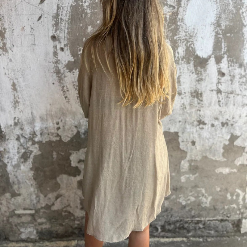 Relaxed Polo Top And Shorts Set