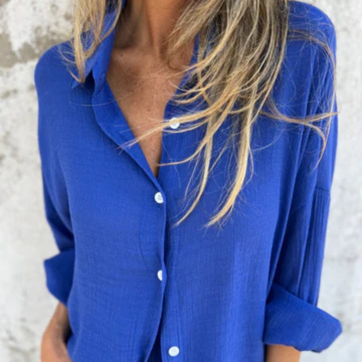 Relaxed Polo Top And Shorts Set