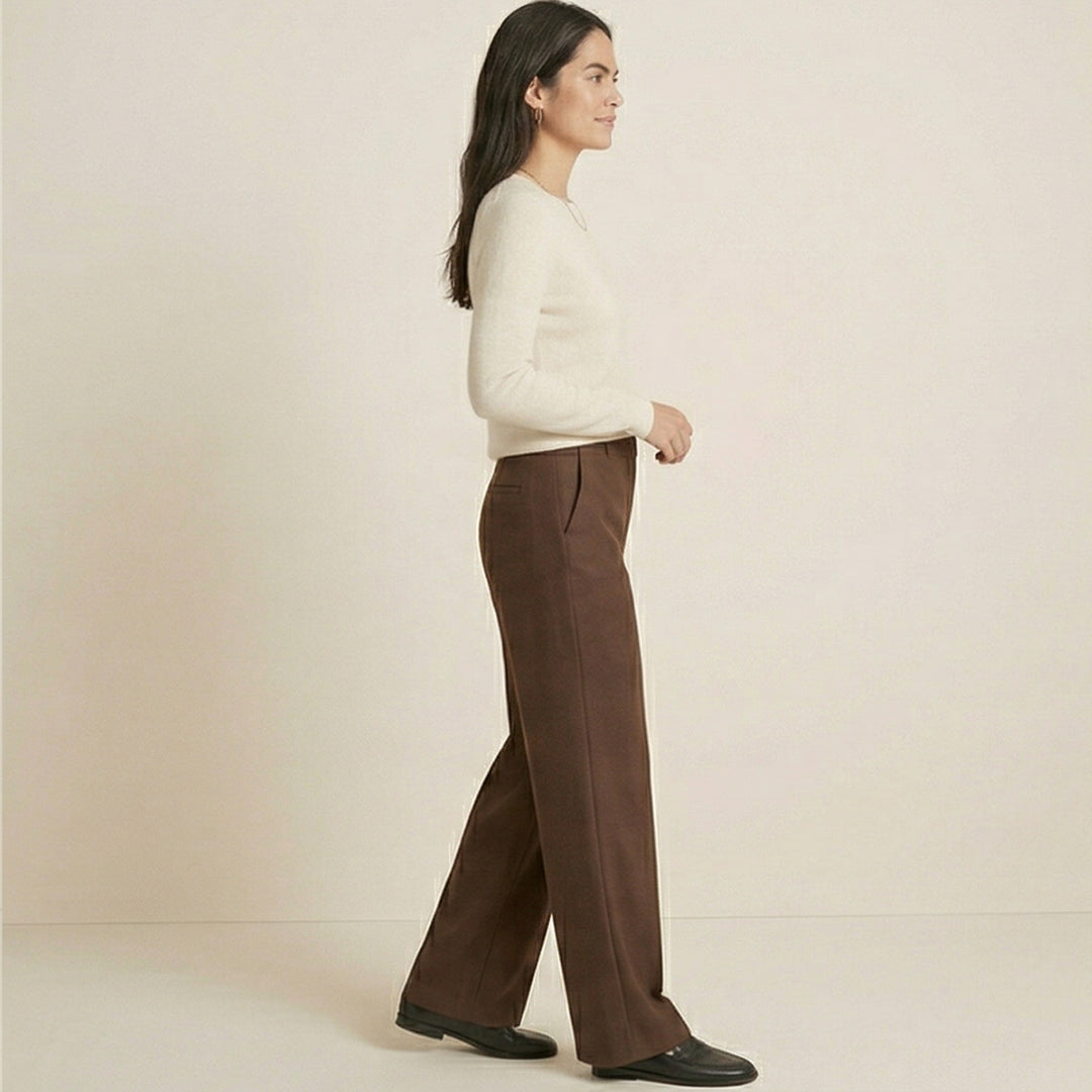 Straight Fit Trousers