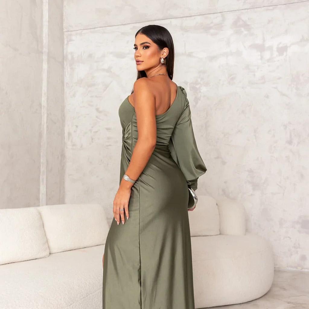 Sleeveless Maxi Dress with Side Split
