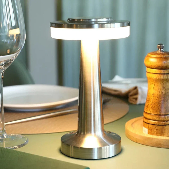 Wireless Retro Table Lamp - LumiBar-Gold-State of Style